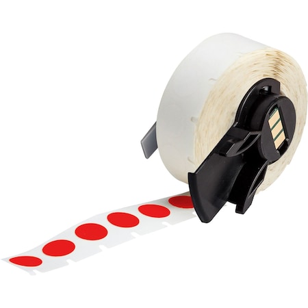Label, Red, Labels/Roll: 500 MPN:M6-83-499-RD