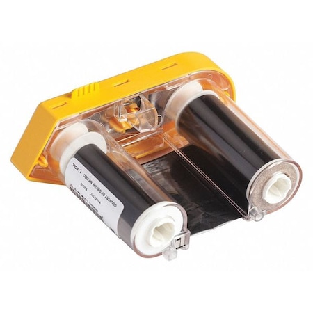 Label Printer Ribbon, R4300 Series, For M6 Printers, Halogen Free, Black, 2 in W x 75 ft L MPN:M61-R4310