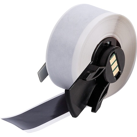 ContinuousLabelStock, Black, Gloss, 1inW MPN:M6C-1000-439-BK