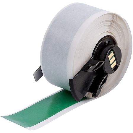 ContinuousLabelStock, Green, Gloss, 1inW MPN:M6C-1000-439-GR