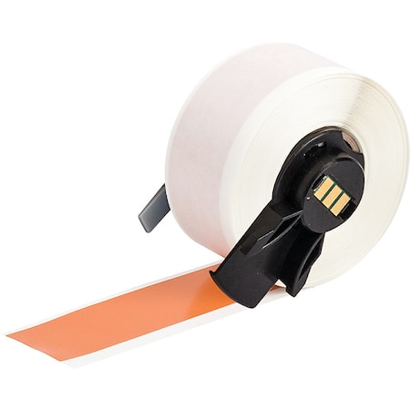ContinuousLabelStock, Orange, Gloss, 1inW MPN:M6C-1000-439-OR