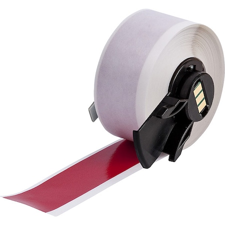 ContinuousLabelStock, Red, Gloss, 1inW MPN:M6C-1000-439-RD