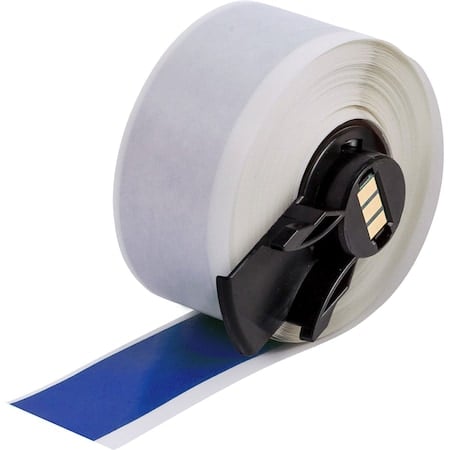 ContinuousLabelStock, Blue, Gloss, 1inW MPN:M6C-1000-595-BL