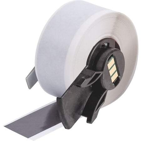 ContinuousLabelStock, Gray, Gloss, 1inW MPN:M6C-1000-595-GY