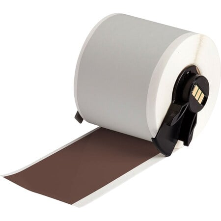 ContinuousLabelStock, Brown, Gloss, 2inW MPN:M6C-2000-595-BR