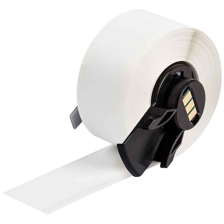 Continuous Label Stock, White, Gloss, 1/2 in W MPN:M6C-500-439