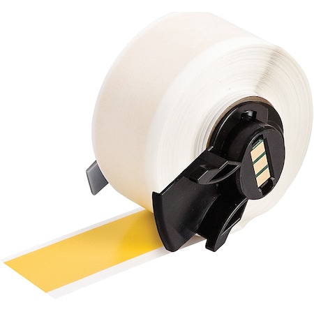 ContinuousLabelStock, Yellow, Gloss, 1/2inW MPN:M6C-500-439-YL