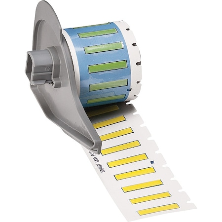 Sleeve Label, Yellow, Polyolefin, 1 in W MPN:M7-094-1-7641-YL