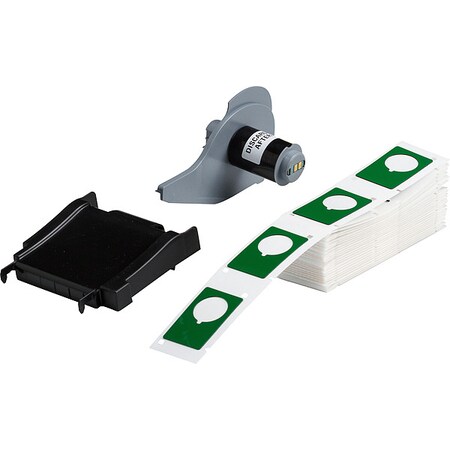 Pre-Cut Label Stock Roll, Green, Gloss MPN:M7-168-593-GN