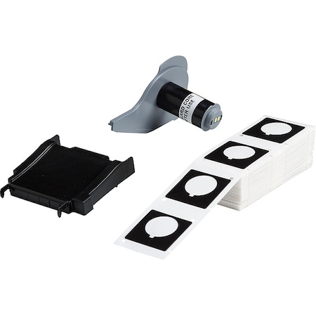 Pre-Cut Label Stock Roll, Black, Gloss MPN:M7-169-593-BK