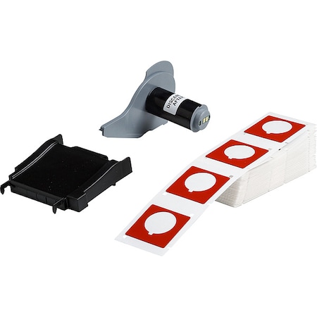 Pre-Cut Label Stock Roll, Red, Gloss MPN:M7-169-593-RD