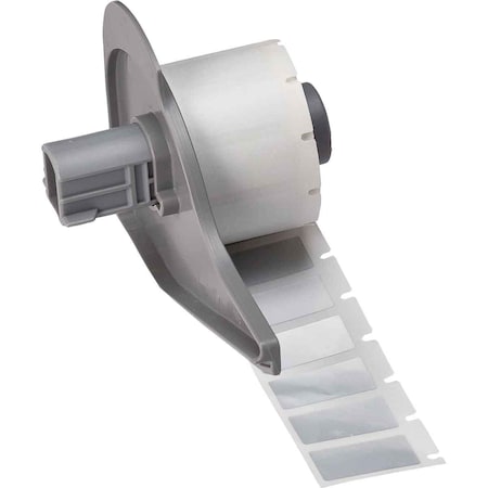 Pre-Cut Label Stock Roll, Silver, Gloss MPN:M7-17-362