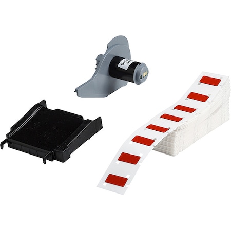 Pre-Cut Label Stock Roll, Red, Gloss MPN:M7-171-593-RD