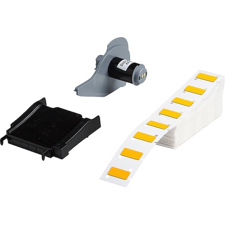 Pre-Cut Label Stock Roll, Yellow, Gloss MPN:M7-171-593-YL