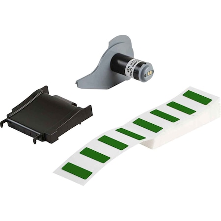 Pre-Cut Label Stock Roll, Green, Gloss MPN:M7-172-593-GN