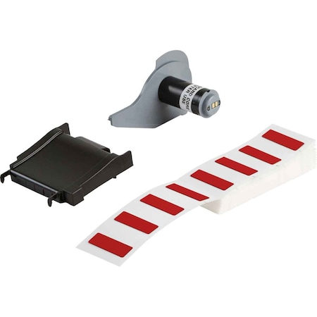 Pre-Cut Label Stock Roll, Red, Gloss MPN:M7-172-593-RD