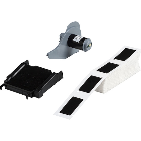 Pre-Cut Label Stock Roll, Black, Gloss MPN:M7-173-593-BK