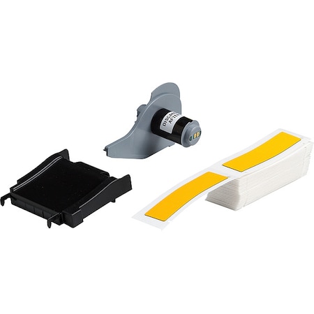 Pre-Cut Label Stock Roll, Yellow, Gloss MPN:M7-174-593-YL
