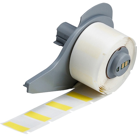Wraparound Label, Yellow, Vinyl, 1 in W MPN:M7-19-427-YL