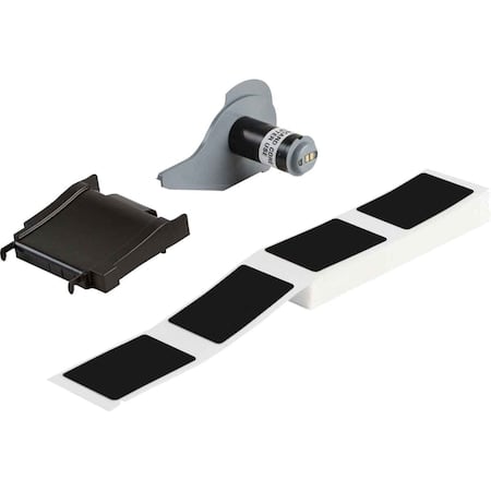 Pre-Cut Label Stock Roll, Black, Gloss MPN:M7-190-593-BK
