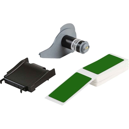 Pre-Cut Label Stock Roll, Green, Gloss MPN:M7-191-593-GN