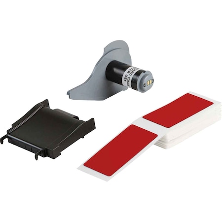 Pre-Cut Label Stock Roll, Red, Gloss MPN:M7-191-593-RD