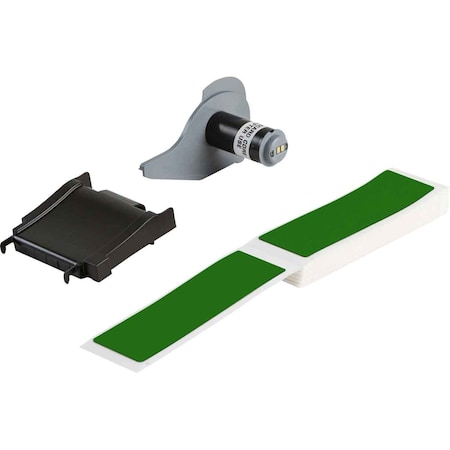 Pre-Cut Label Stock Roll, Green, Gloss MPN:M7-192-593-GN
