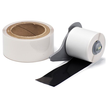 ContinuousLabelStock, Black, Gloss, 2inW MPN:M7-2000-483-BK-KT