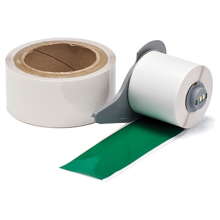 ContinuousLabelStock, Green, Gloss, 2inW MPN:M7-2000-483-GN-KT