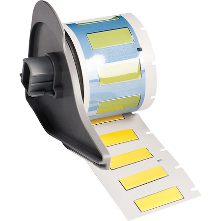 Sleeve Label, Yellow, Polyolefin, 1 in W MPN:M7-250-1-7641-YL