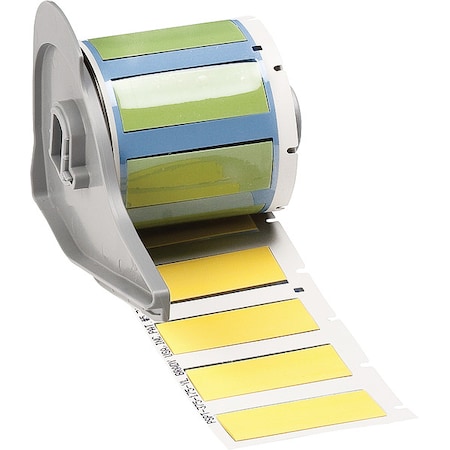 Sleeve, Yellow, Labels/Roll: 100 MPN:M7-375-175-344-YL