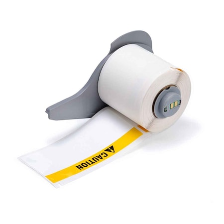 Pre-CutLabelStockRoll, Multicolor, Gloss MPN:M7-38-483-CAUTION