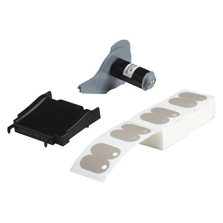 Label Cartridge, Gray, Labels/Roll: 100 MPN:M71-110-145FR-GY