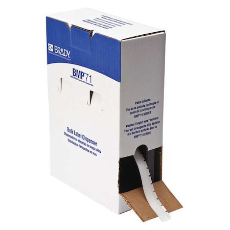 Label Tape Cartridge, White, Labels/Roll: Continuous MPN:M71C-475-422