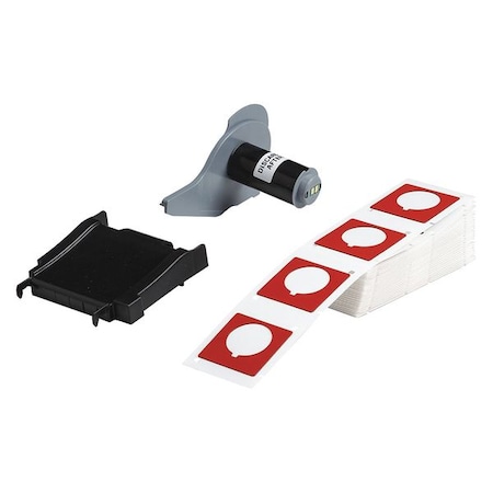 Label Cartridge, Red, Labels/Roll: 100 MPN:M71EP-169-593-RD