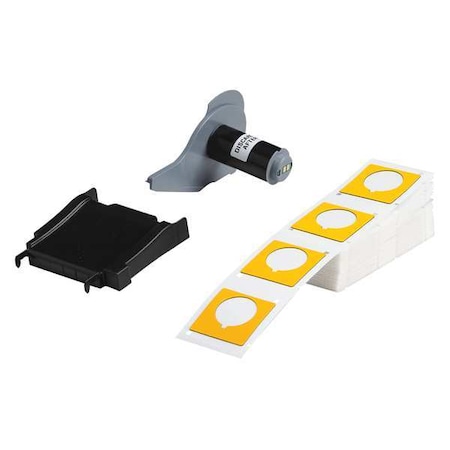 Label Cartridge, Yellow, Labels/Roll: 100 MPN:M71EP-169-593-YL