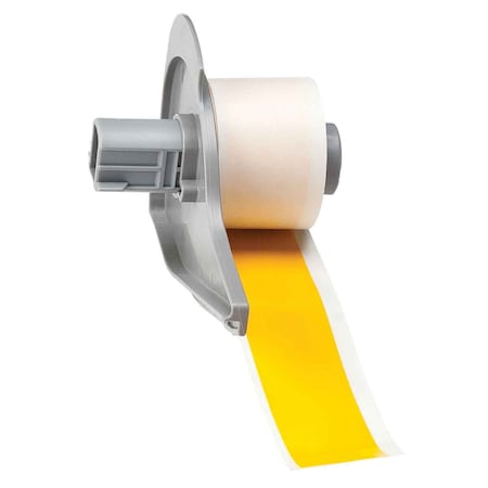 ContinuousLabelStock, Yellow, Gloss, 1inW MPN:M7C-1000-569-YL