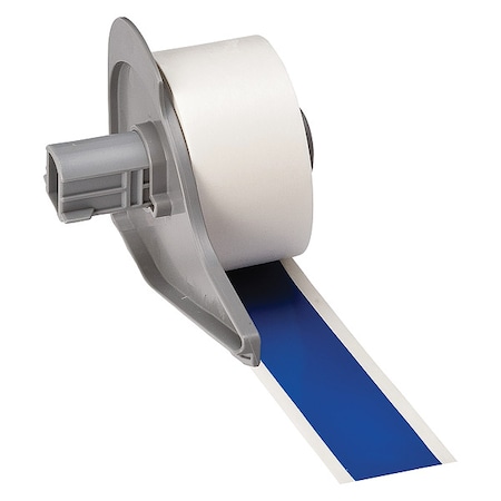 ContinuousLabelStock, Blue, Gloss, 1inW MPN:M7C-1000-595-BL