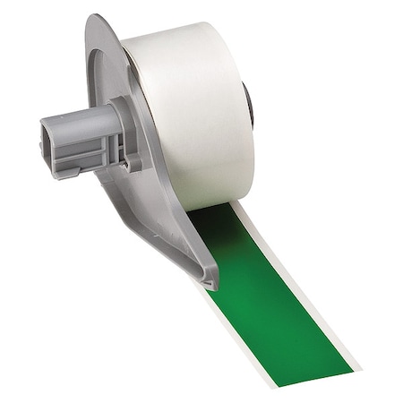 Continuous Label Stock, Green, Gloss, 1 in W MPN:M7C-1000-595-GN