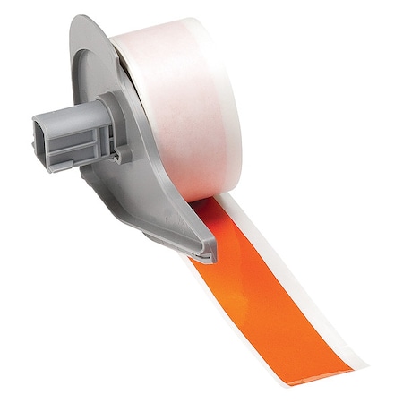 Continuous Label Stock, Orange, Gloss, 1 in W MPN:M7C-1000-595-OR