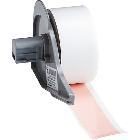 ContinuousLabelStock, Pink, Gloss, 1inW MPN:M7C-1000-595-PK
