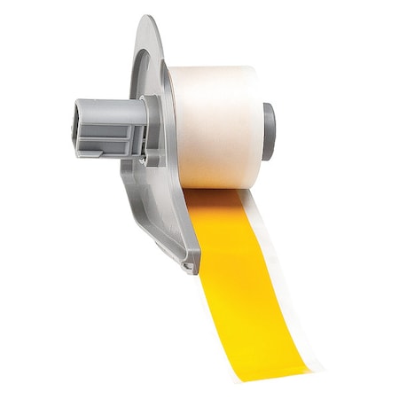Continuous Label Stock, Yellow, Gloss, 1 in W MPN:M7C-1000-595-YL