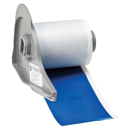 ContinuousLabelStock, Blue, Gloss, 2inW MPN:M7C-2000-569-BL