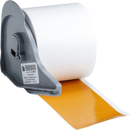 ContinuousLabelStock, Ochre, Gloss, 2inW MPN:M7C-2000-595-OC