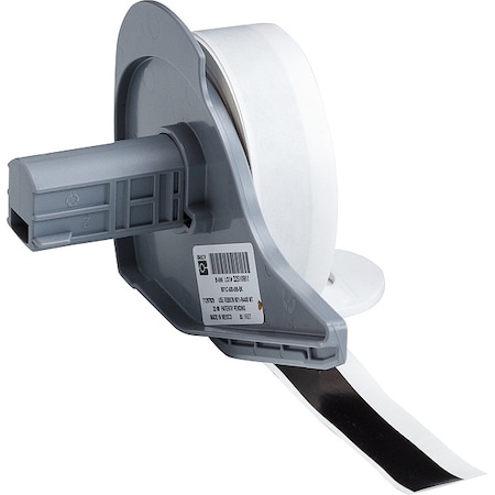 ContinuousLabelStock, Black, Gloss, 1/2inW MPN:M7C-500-595-BK
