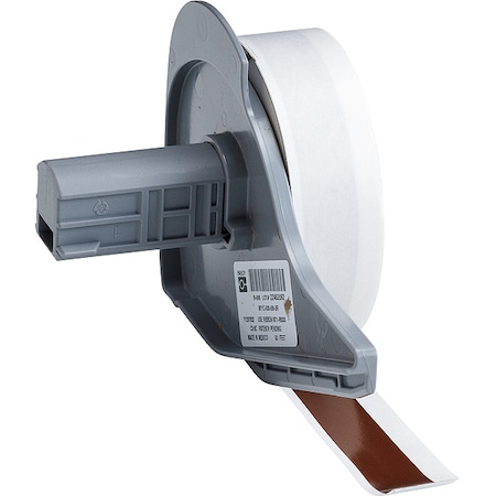 ContinuousLabelStock, Brown, Gloss, 1/2inW MPN:M7C-500-595-BR