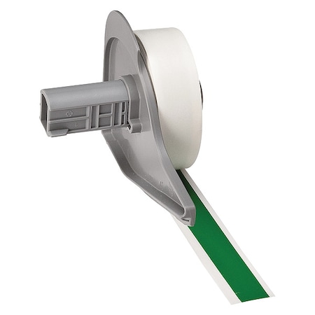 ContinuousLabelStock, Green, Gloss, 1/2inW MPN:M7C-500-595-GN