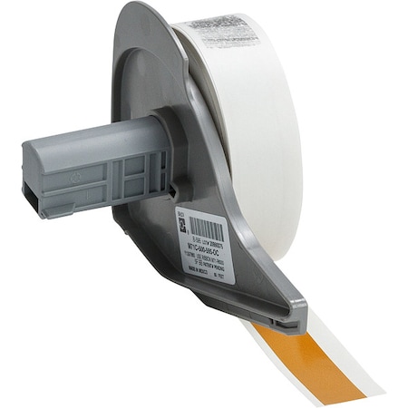 ContinuousLabelStock, Ochre, Gloss, 1/2inW MPN:M7C-500-595-OC