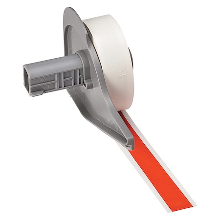 ContinuousLabelStock, Orange, Gloss, 1/2inW MPN:M7C-500-595-OR