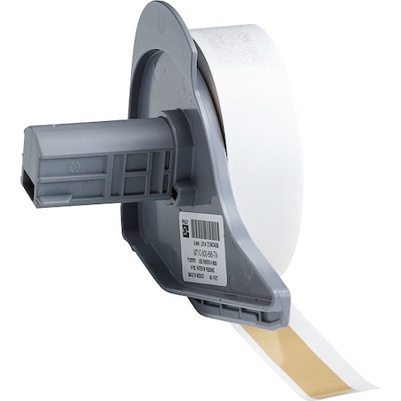 ContinuousLabelStock, Tan, Gloss, 1/2inW MPN:M7C-500-595-TN